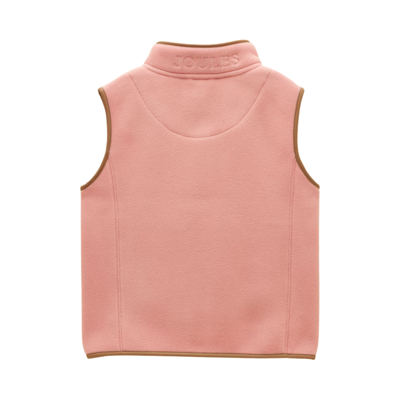 Joules Girls' Heritage Gilet - Pink-1