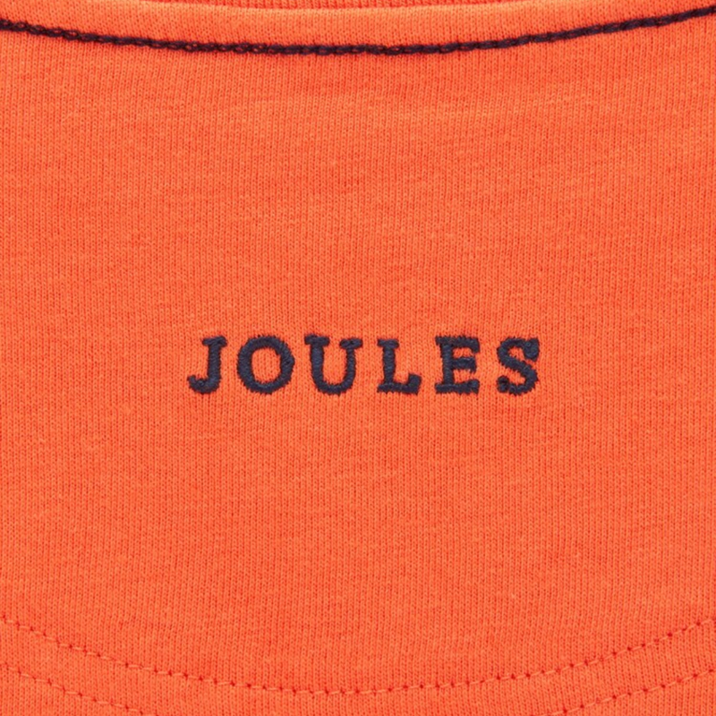 Joules Boys' Finlay Screenprint T-Shirt - Burnt Orange Digger-3