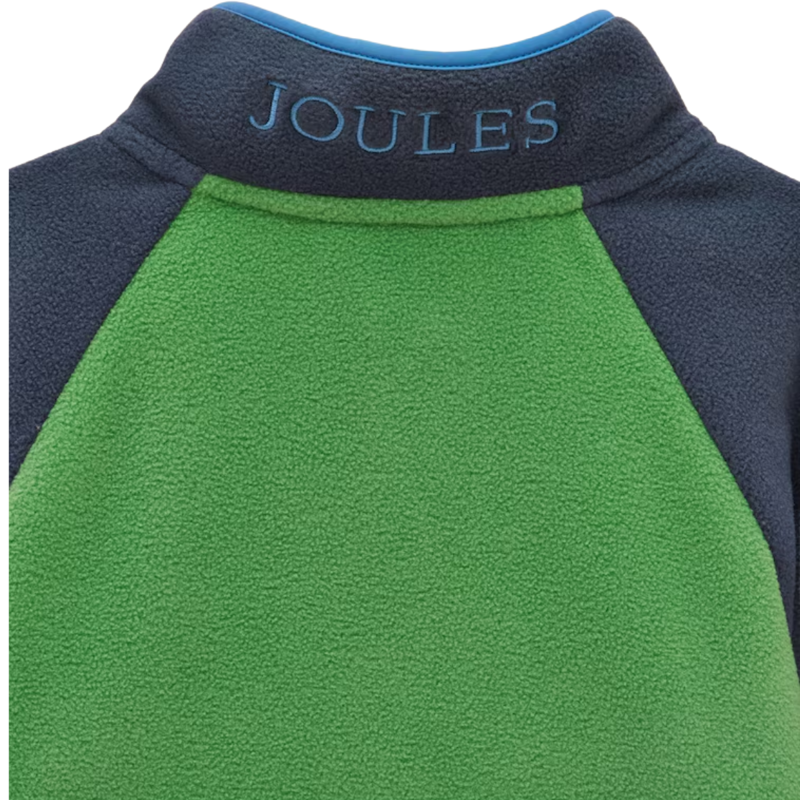 Joules Boys' Breeze Fleece Quarter Zip - Cream/Navy-3