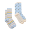 Joules Ladies Everyday 2 Pack Socks - Blue Bee