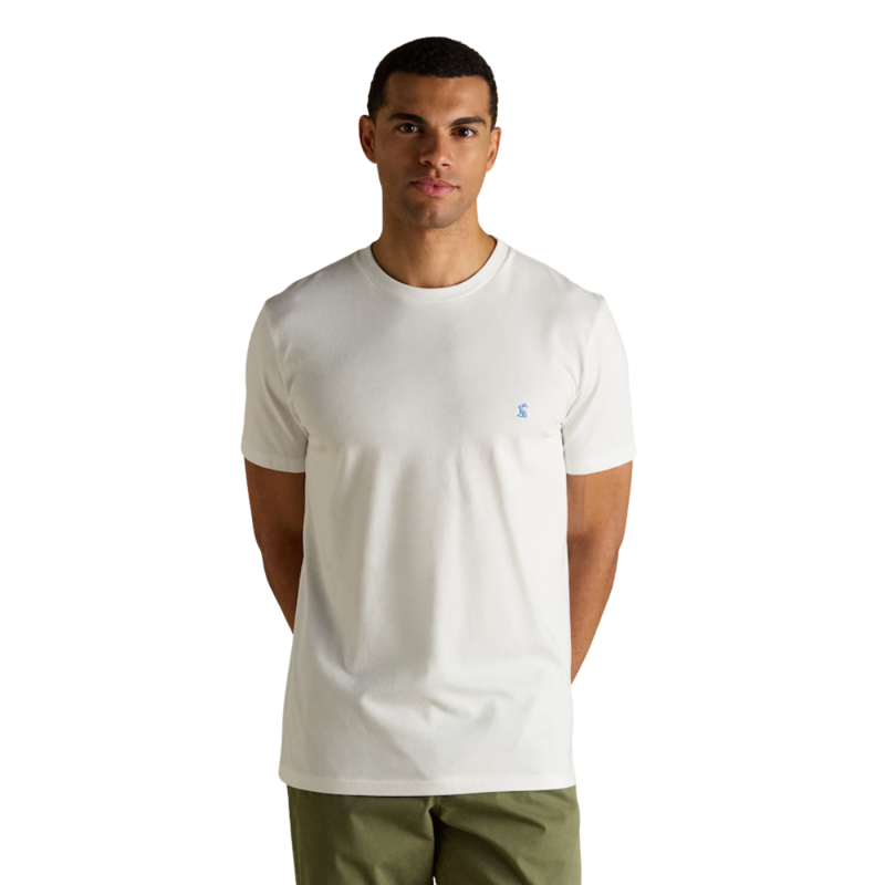 Joules Men's Everyday Classic Fit T-Shirt - White