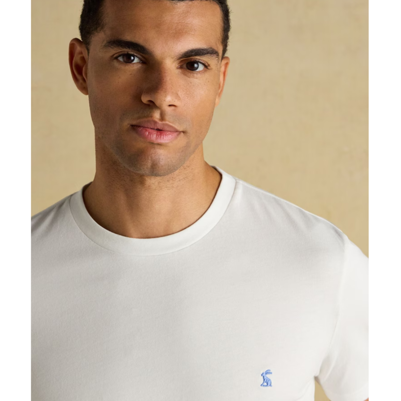 Joules Men's Everyday Classic Fit T-Shirt - White-4