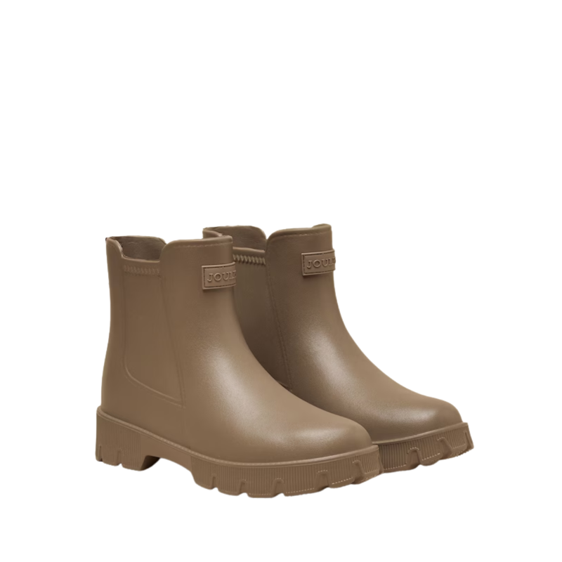 Joules Ladies Raindance EVA Lightweight Wellies - Mink Brown-1