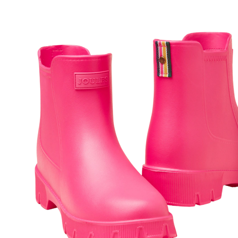 Joules Ladies Raindance Lightweight Wellies - Bright Pink-2
