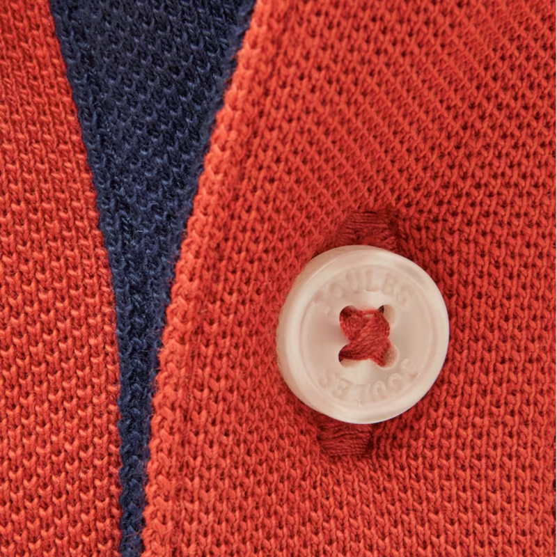 Joules Woody Boy's Short Sleeve Cotton Polo Shirt - Burnt Orange-2