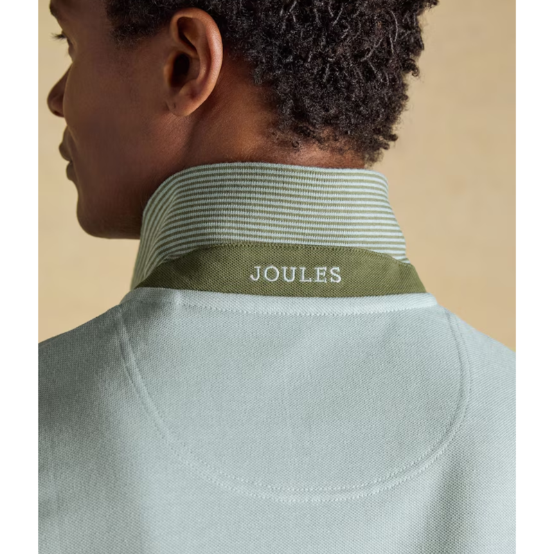 Joules Men's Woody Cotton Pique Polo Shirt - Blue/Grey-3