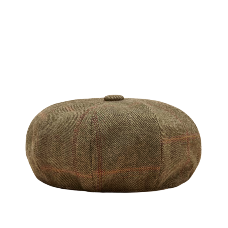 Joules Ladies Harrogate Hat - Khaki Tweed-1