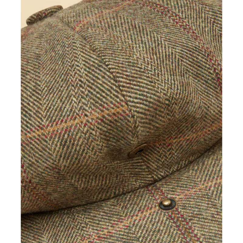 Joules Ladies Harrogate Hat - Khaki Tweed-3