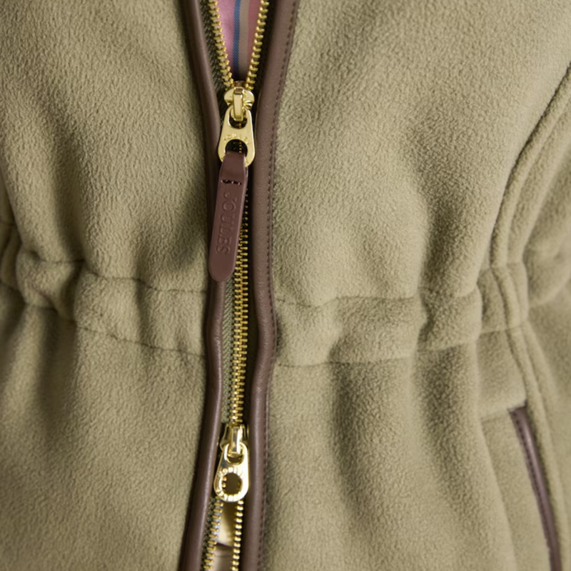 Joules Ladies Heritage Longline Gilet - Light Green-4