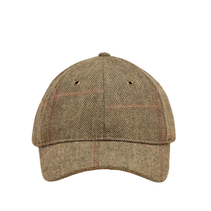 Joules Ladies Perry Baseball Hat - Khaki Tweed-1