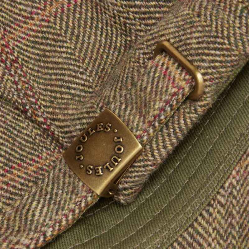 Joules Ladies Perry Baseball Hat - Khaki Tweed-4