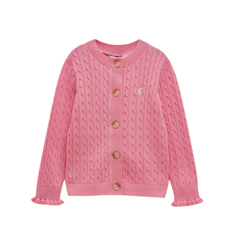 Joules Girls' Mallory Cardigan - Pink