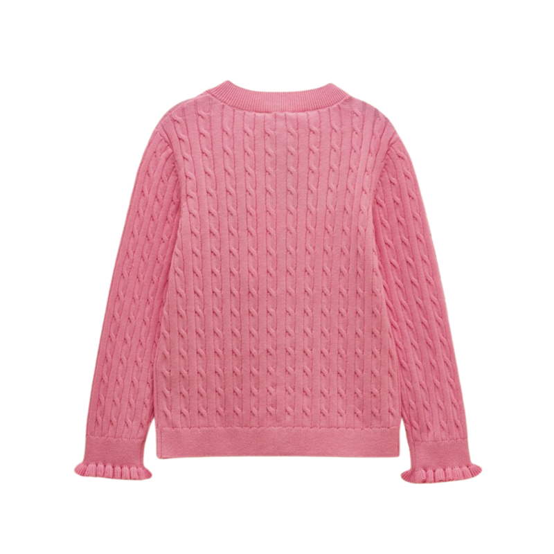 Joules Girls' Mallory Cardigan - Pink-1