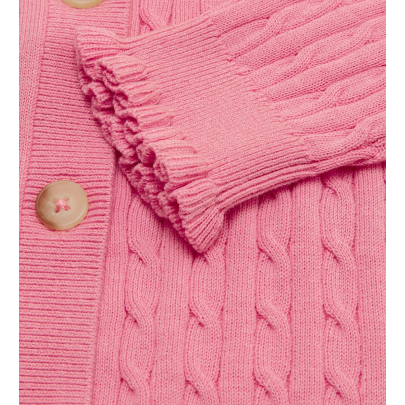 Joules Girls' Mallory Cardigan - Pink-2