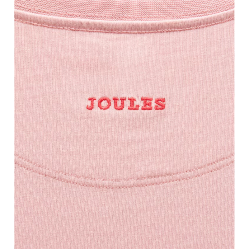 Joules Girls' Ava Applique Long Sleeve Top - Pink Horse-3