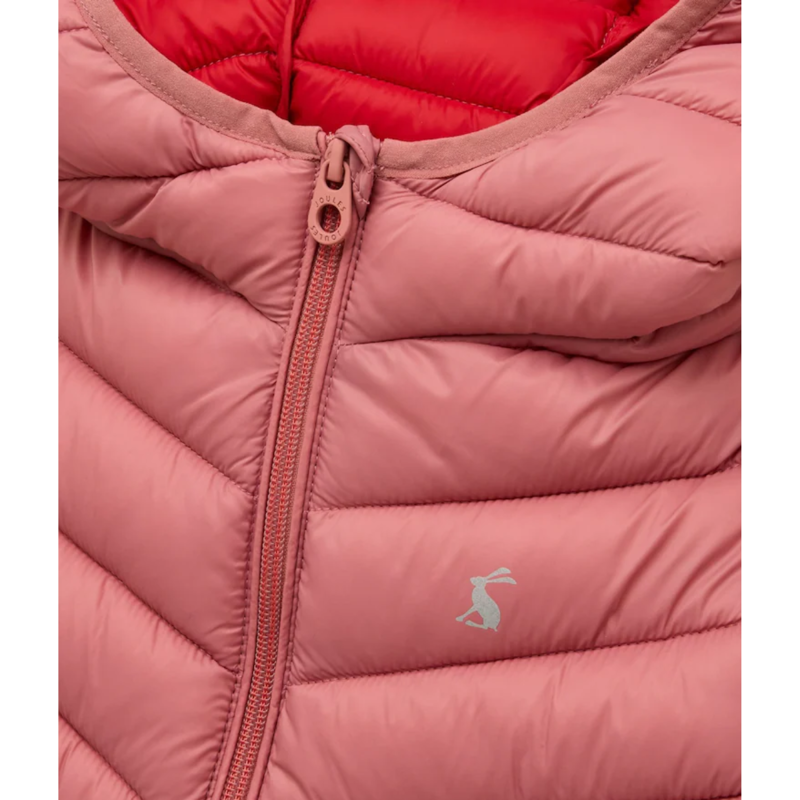 Joules Girls' Cairn Showerproof Padded Coat - Pink-2