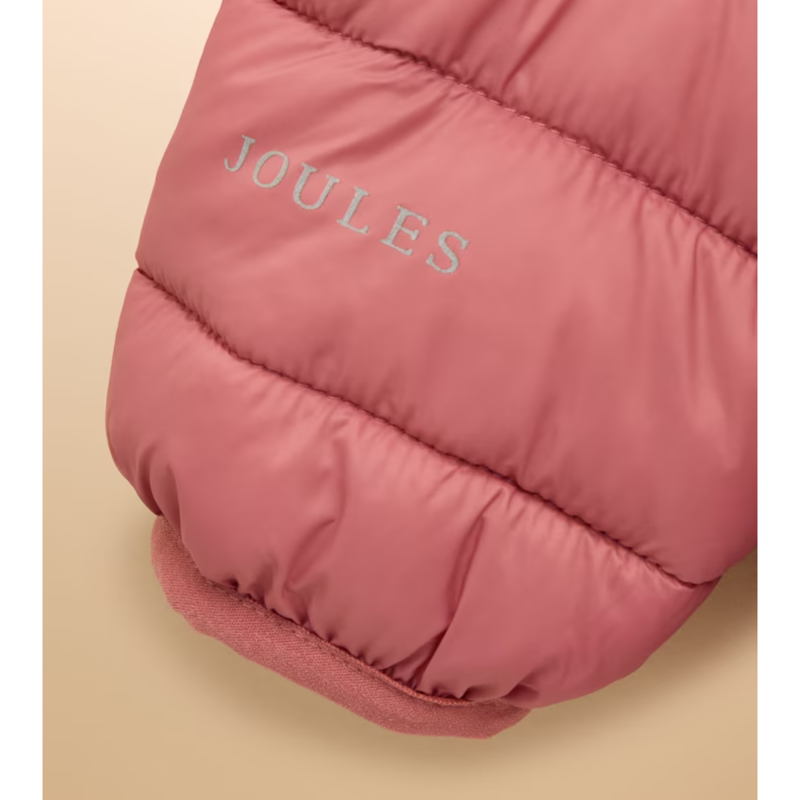 Joules Girls' Cairn Showerproof Padded Coat - Pink-4