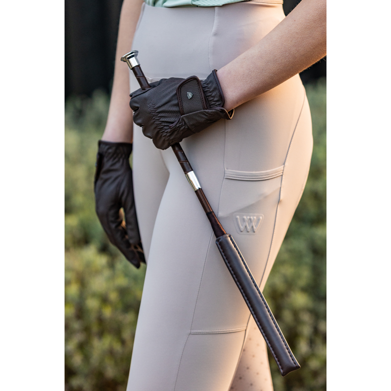 Woof Wear Classic Jumping Bat - Chocolate/Silver-1