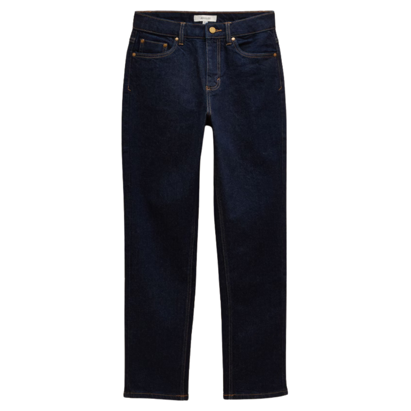 Joules Ladies Denim Slim Straight Jeans - Dark Indigo Wash