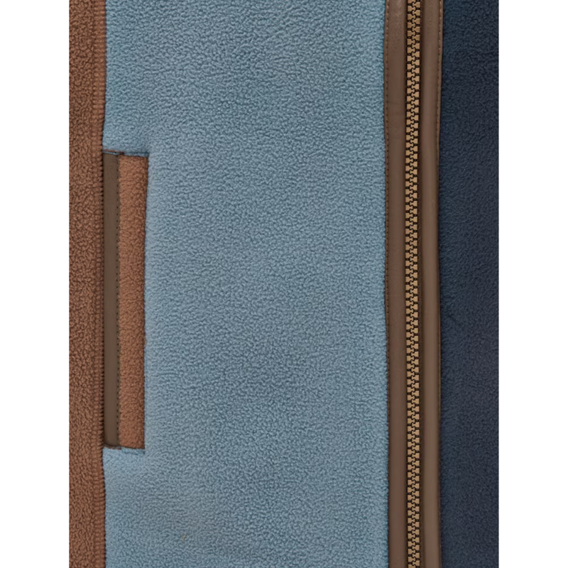 Joules Boys' Heritage Fleece Gilet - Navy/Blue Colourblock-2