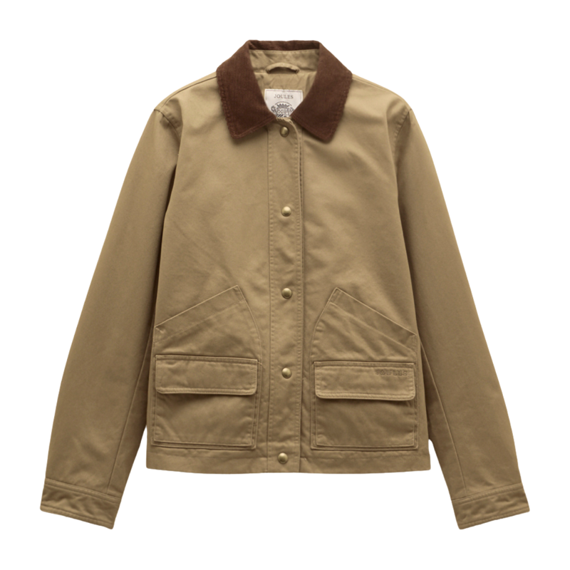 Joules Ladies Barn Jacket - Tan Brown
