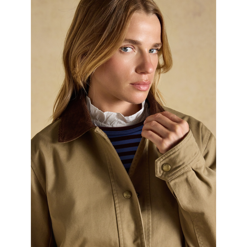 Joules Ladies Barn Jacket - Tan Brown-4