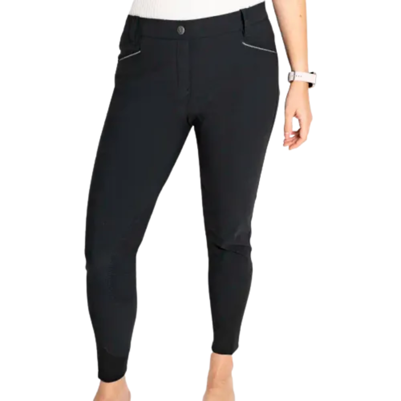 Horseware Ladies Competition Self Seat Breeches - Black