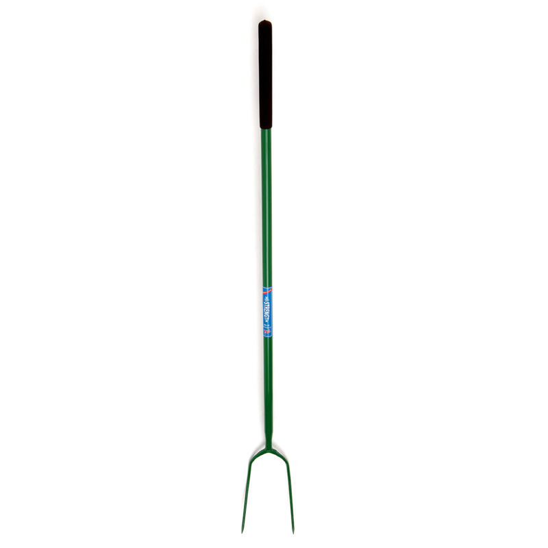 Fyna-Lite Hi-Strength 2 Prong Long Handle Hay Fork - Green