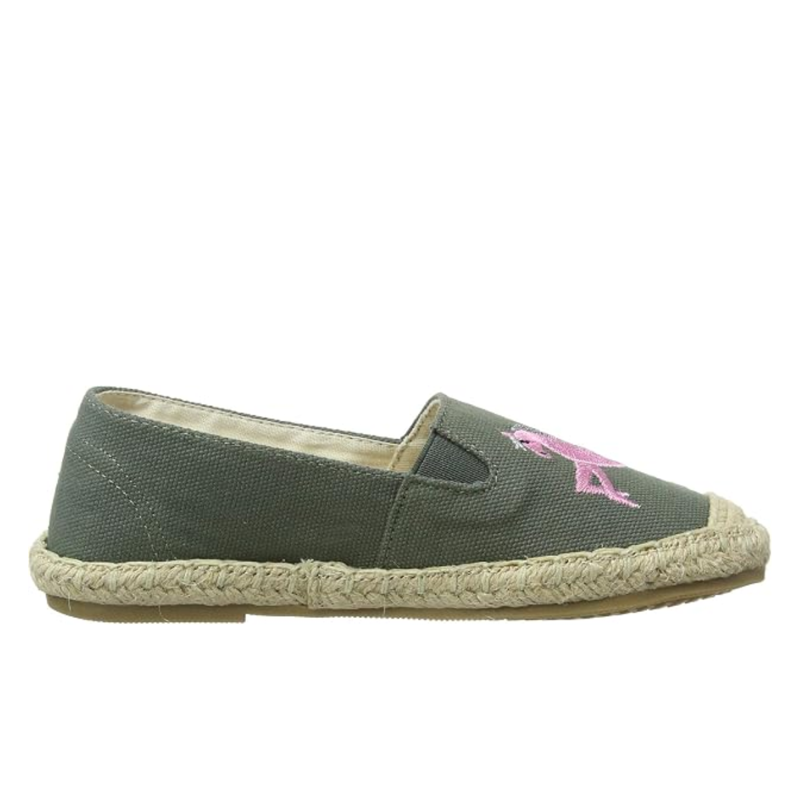 Joules Junior Shelbury Espadrilles - Green-1