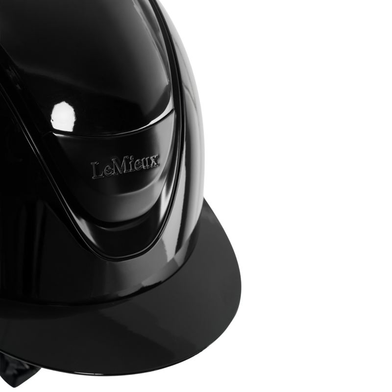 LeMieux Verv Competition Helmet - Gloss Black-6