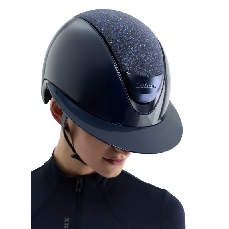 LeMieux Verv Competition Helmet - Gloss Navy-3