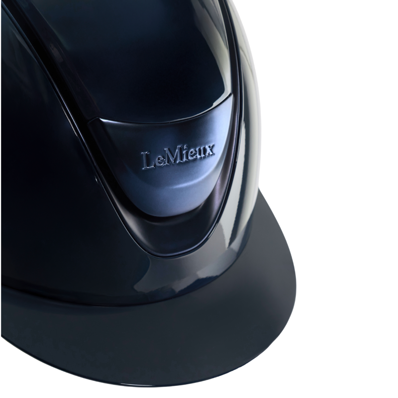 LeMieux Verv Competition Helmet - Gloss Navy-8
