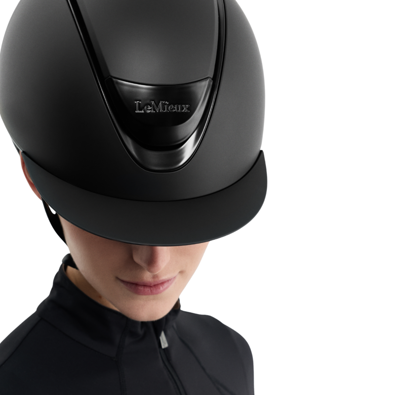 LeMieux Verv Competition Helmet - Matte Black -4