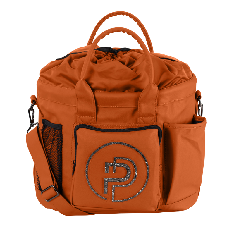 Eskadron Faux Leather Accessories Bag - Amber