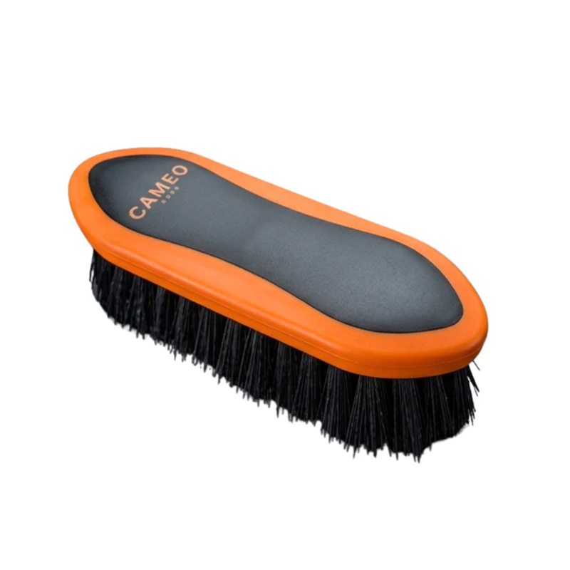 Cameo Dandy Brush - Black/Orange