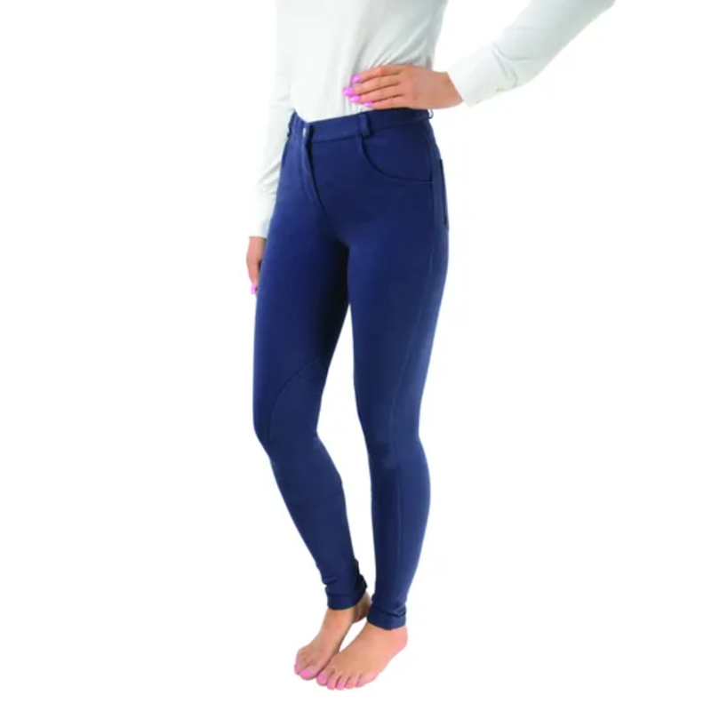 Hy Equestrian Ladies Melton Jodhpurs - Navy