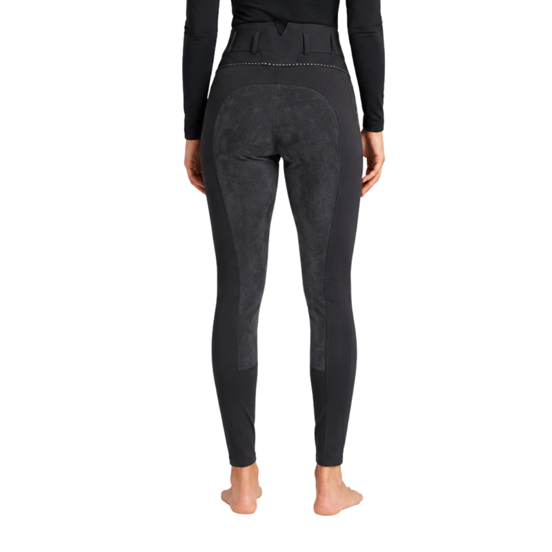Montar Ladies Small Monogram Full Seat Breeches - Black-1