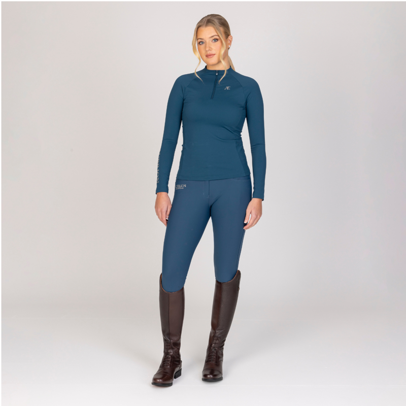 Aubrion Equestrian Breeches - Estate Blue-7