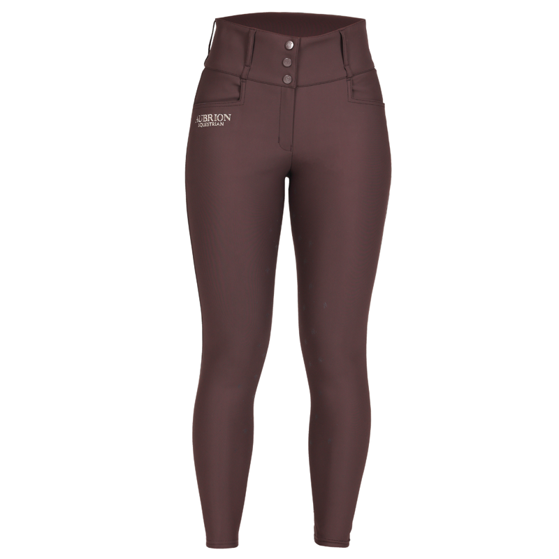 Aubrion Equestrian Breeches - Espresso-1