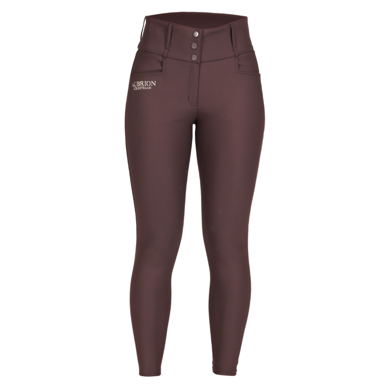Aubrion Equestrian Breeches - Espresso-3