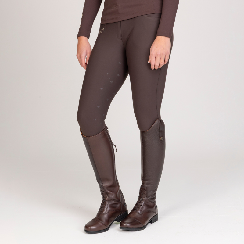 Aubrion Equestrian Breeches - Espresso-6