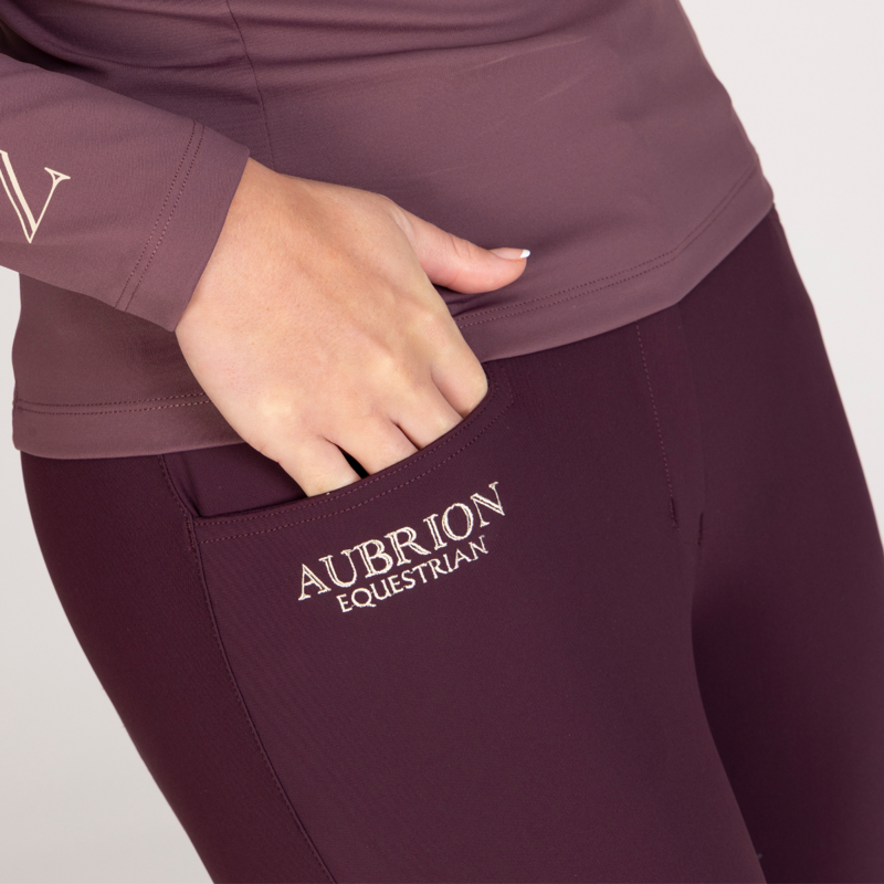 Aubrion Equestrian Breeches - Thistle-8