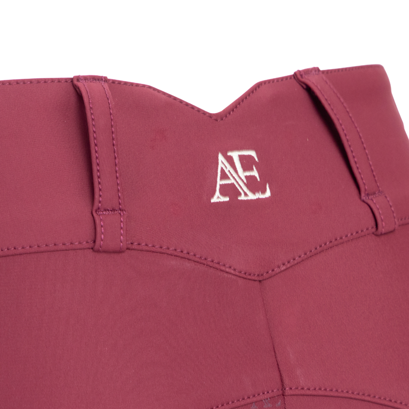Aubrion Equestrian Young Rider Breeches - Port-5