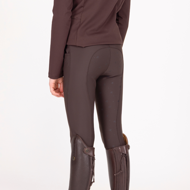Aubrion Equestrian Young Rider Breeches - Espresso-4