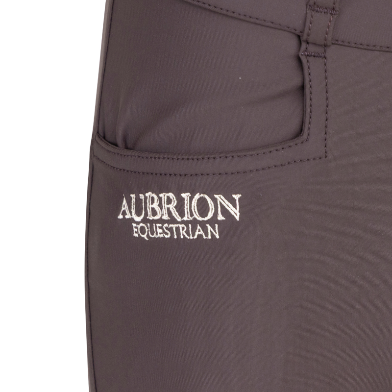 Aubrion Equestrian Young Rider Breeches - Espresso-5