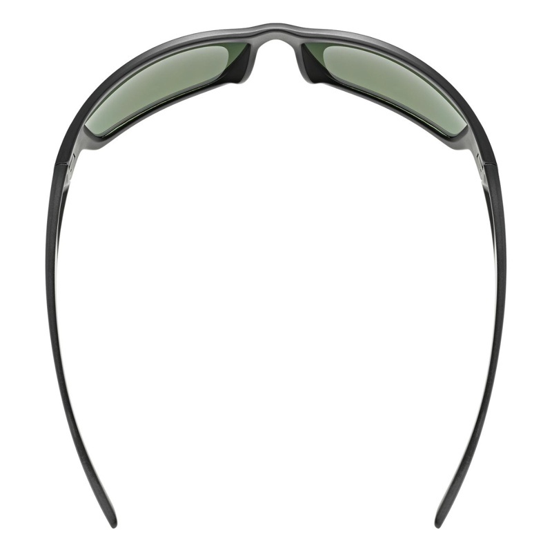 Uvex Sportstyle 230 Sunglasses - Black Matt/Green-1
