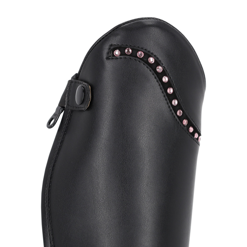 QHP Junior Lucky Star Long Riding Boot - Black-9
