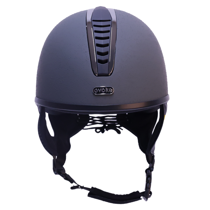 Evoke Orion MIPS Jockey Skull - Slate/Black/Gunmetal-3