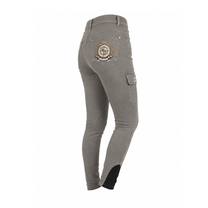 HV Polo LadiesTasho Ladies Breeches - Denim Grey-1