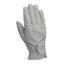 Hy Equestrian Leather Riding Gloves - White
